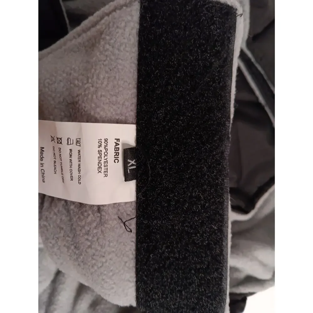 XL Fleece Lined Dog Jacket Red And Black